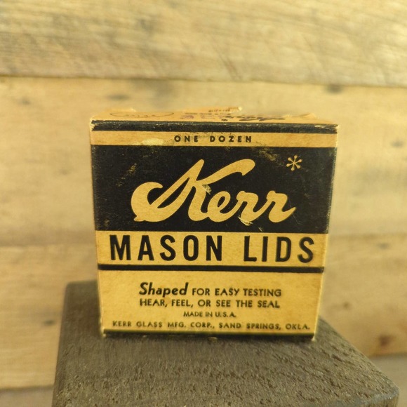 Vintage 1930s Kerr Mason Lids / Ephemera - Picture 3 of 8